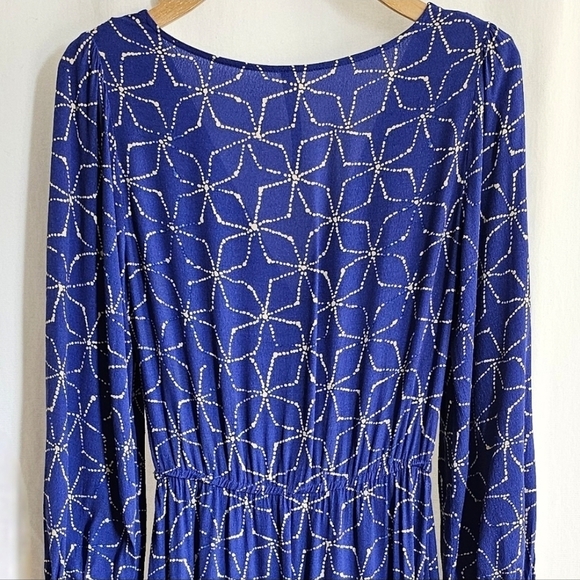 Anthropologie x Plenty by Tracy Reese Aleah Blue & White Floral Midi Dress - Picture 10 of 15